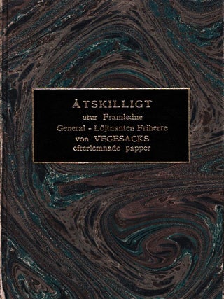 Item #1130 Åtskilligt utur Framledne General-Löjtnanten Friherre von Vegesacks efterlemnade...
