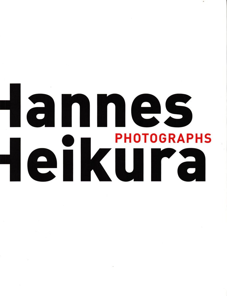 Item #1159 Photographs = Valokuvia. Hannes Heikura.