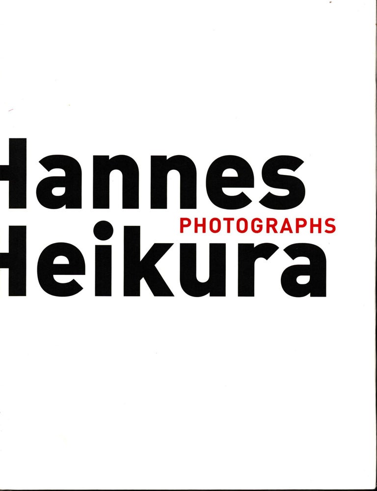 Item #1160 Photographs = Valokuvia. Hannes Heikura.