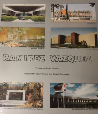 Item #1310 Ramirez Vazquez - signed + a letter from the author. Pedro Ramirez Vazquez - Robert...