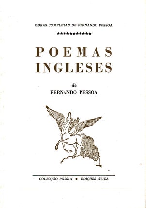 Item #1369 Obras completas de Fernando Pessoa : Poemas ingleses de Fernando Pessoa : Antinous,...