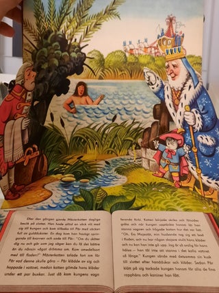 Sagan om Mästerkatten - Puss in Boots pop-up children's book