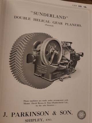J.Parkinson & Son, Shipley, England - catalogue of milling machines