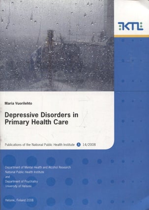 Item #2010 Depressive disorders in Primary Health Care. Maria Vuorilehto