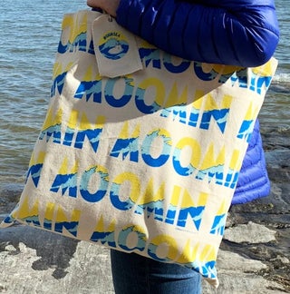 Item #2021 Moomin Canvas Tote Bag (#OURSEA Limited Edition