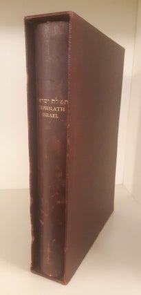 Item #211 Tephilath Israel : Israelitisk Bønnebog for hele året oversat og forsynet med...