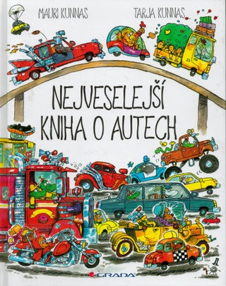 Item #2171 Nejuselesi kniha o autech = Hurjan hauska autokirja - Czech edition. Mauri Kunnas