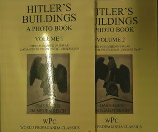 Item #2236 Hitler's Buildings : A Photo Book - Vol 1 & 2. Joachim Von Halasz