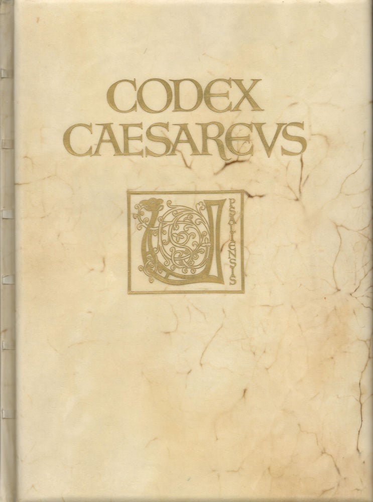 Item #2312 Codex Caesareus Upsaliensis - An Echternach Gospel Book of the Eleventh Century - Facsimile edition with commentary
