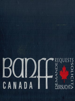 Item #2338 Banff Canada Olympics Bid Book 1972