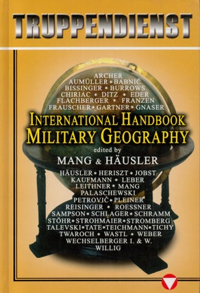 Item #2488 International Handbook Military Geography. H. Häusler R. Mang