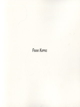 Item #2705 Frank Kappas : 25.4.-31.5.1998 : Young Artist of the Year 1998. Tapani Pennanen,...