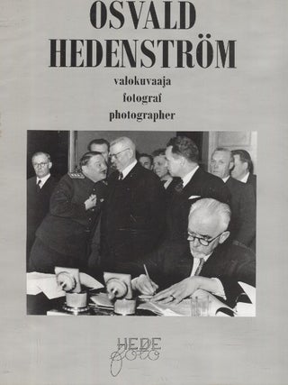 Item #2897 Osvald Hedenström : Valokuvaaja = Fotograf = Photographer. Osvald Hedenström,...