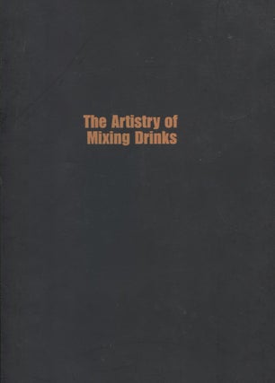 Item #2958 The Artistry of Mixing Drinks