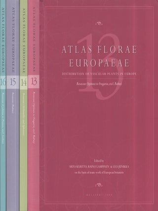 Item #3299 Atlas Florae Europaeae : Distribution of Vascular Plants in Europe. 13/14/15/16. Arto...