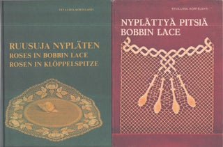 Item #3354 Ruusuja nypläten = Roses in bobbin lace = Rosen in Klöppelspitze & Nyplättyä...