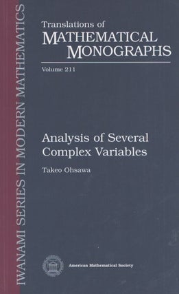 Analysis of Several Complex Variables. Takeo Ohsawa.