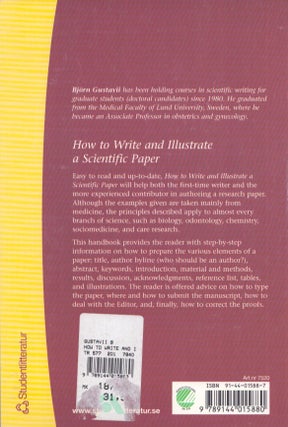 How to Write and Illustrate a Scientific Paper