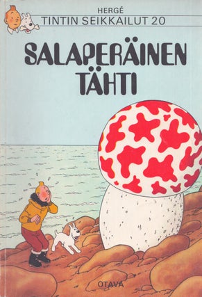 Item #3715 Salaperäinen tähti (Tintin seikkailut 20). Herg&eacute