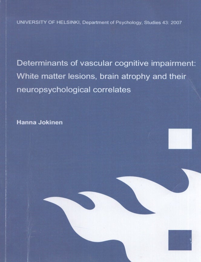 Determinants of Vascular Cognitive Impairment : White Matter Lesions ...