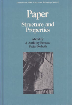 Item #3867 Paper : Structure and Properties (International Fiber Science and Technology). J....