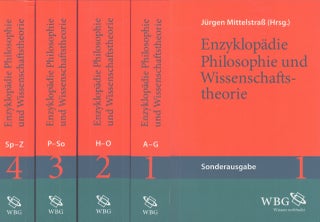 Item #3984 Enzyklopädie Philosophie und Wissenschaftstheorie 1-4. Jürgen Mittelstrass