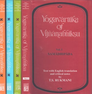 Item #4012 Yogavarttika of Vijnanabhiksu Vols. 1-4. T. S. Rukmani