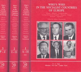 Item #4304 Who's Who in the Socialist Countries of Europe : A Biographical Encyclopedia of More...