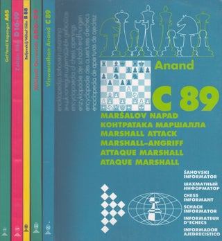 Item #4578 C89 / A86-89 / B 88 / D 16-19 / A 65 : Lot of 5 Chess Informant books. Anand...