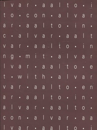 Item #464 A contatto con Alvar Aalto : Museo Alvar Aalto 1994