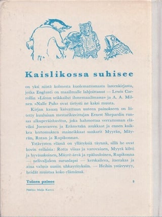 Kaislikossa suhisee - The Wind in the Willows in Finnish