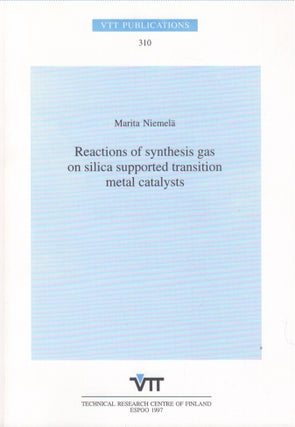 Item #4779 Reactions of Synthesis Gas on Silica Supported Transition Metal Catalysts. Marita...