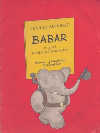 Lot of Babar the Elephant books (Finnish edition)