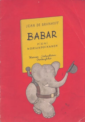 Lot of Babar the Elephant books (Finnish edition)
