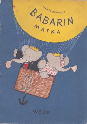 Lot of Babar the Elephant books (Finnish edition)