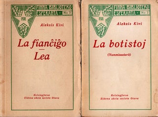 Item #4940 Finna biblioteko esperanta 2-3 : La botistoj / La fiancigo ; Lea. Aleksis Kivi