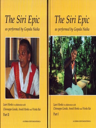 Item #518 The Siri Epic as Performed by Gopala Naika I-II - Both volumes. Lauri Honko, Chinnappa...