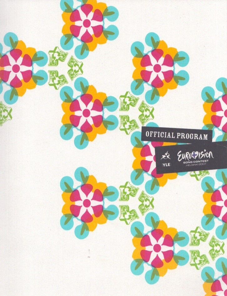 Item #5231 Eurovision Song Contest Helsinki 2007 : Official Program. Pirjo Talvio, Tuija Heikkil&auml;.