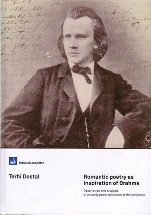 Item #53 Romantic Poetry as Inspiration of Brahms : description and analysis of an early poem...
