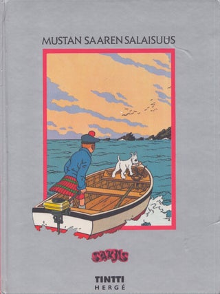 Item #5300 Tintti : Mustan saaren salaisuus - Tintin The Balck Iskald - Finnish edition. Hergé