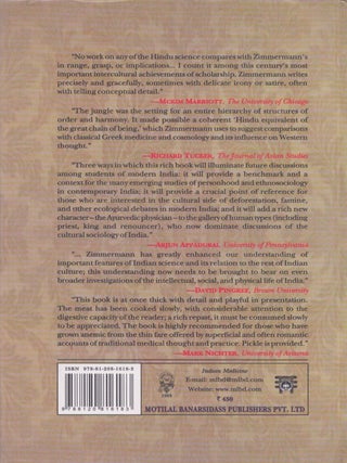The Jungle and the Aroma of Meats : An Ecological Theme in Hindu Medicine