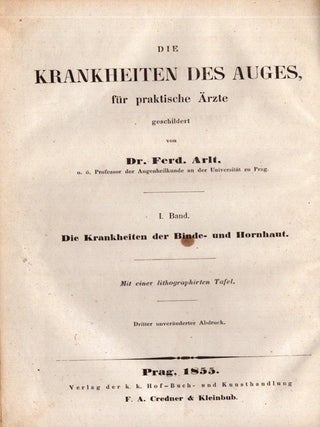 Die Krankheiten der Binde- und Hornhaut für praktische ärzte 1-2 Band