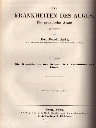 Die Krankheiten der Binde- und Hornhaut für praktische ärzte 1-2 Band