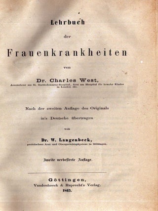 Lehrbuch der Frauenkrankheiten
