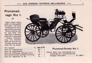 Priskurant från Aug. Jonsson, Tofteryd, Skillingaryd : Åkdonsaffär