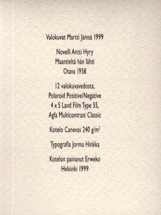 Martti Jämsä : Kivi auringossa - Signed & numbered