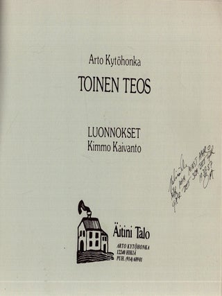 Toinen teos - Signed