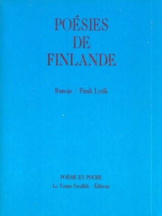 Item #6564 Poésies de Finlande : Runoja = Finsk Lyrik (Poésie en poche). Lucie Albertini