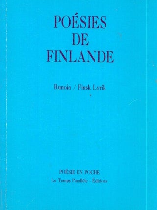 Item #6582 Poésies de Finlande : Runoja = Finsk Lyrik (Poésie en poche) - Signed. Lucie Albertini