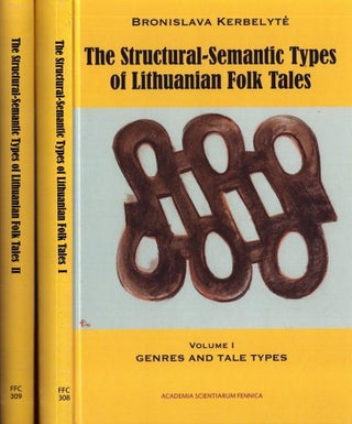 Item #6618 The Structural-Semantic Types of Lithuanian Folk Tales : Volumes I-II. Bronislava...